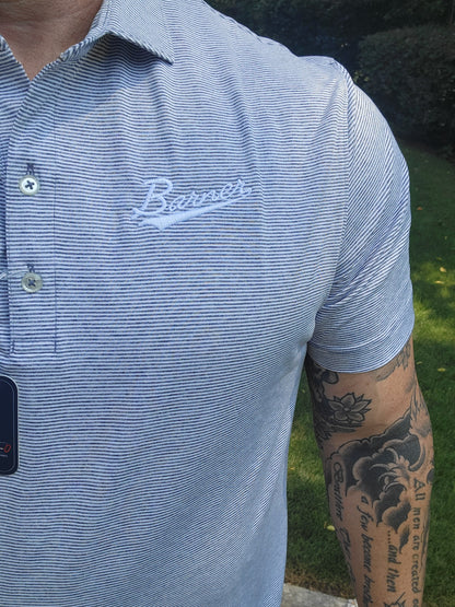 Johnnie-O Lyndonn Polo Script Logo - Twilight