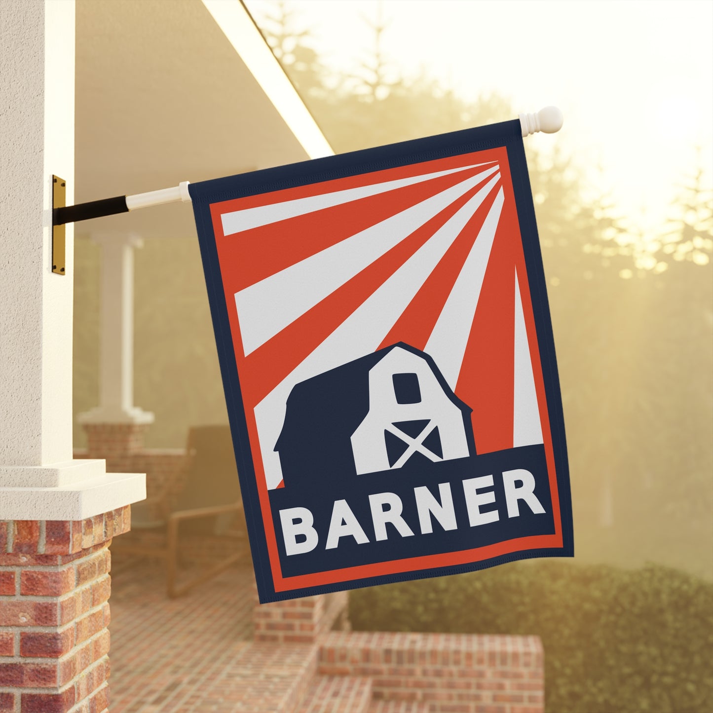 Barner House and Garden Banner - Double Sided Flags