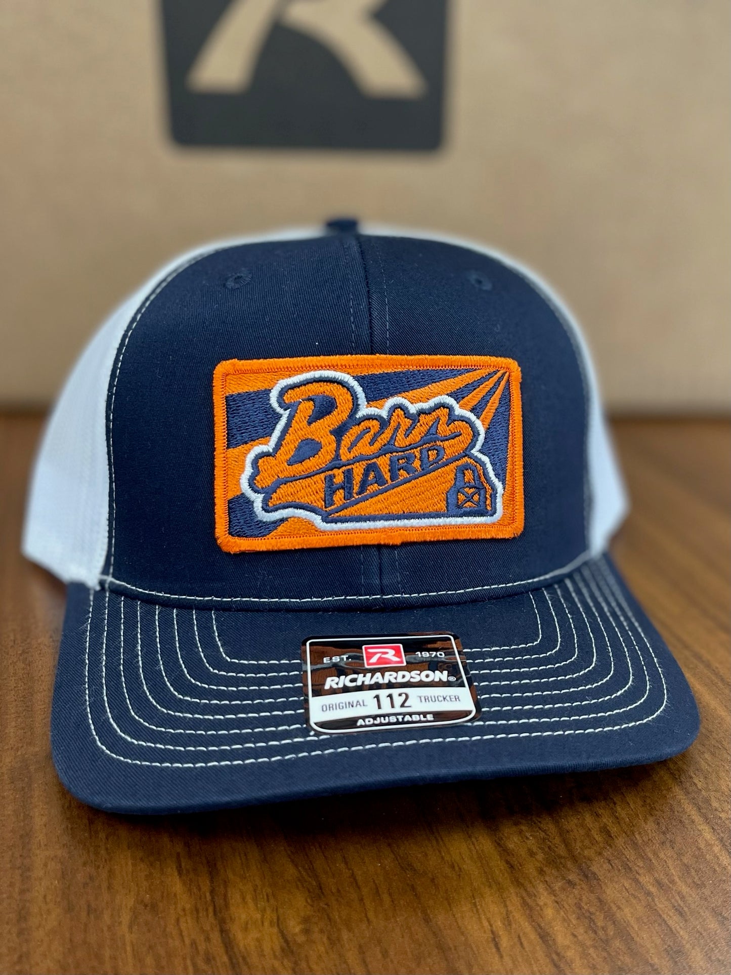 Richardson 112 BARN HARD patch hats