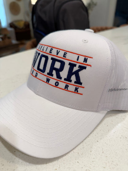 Work Hard Work Trucker Cap