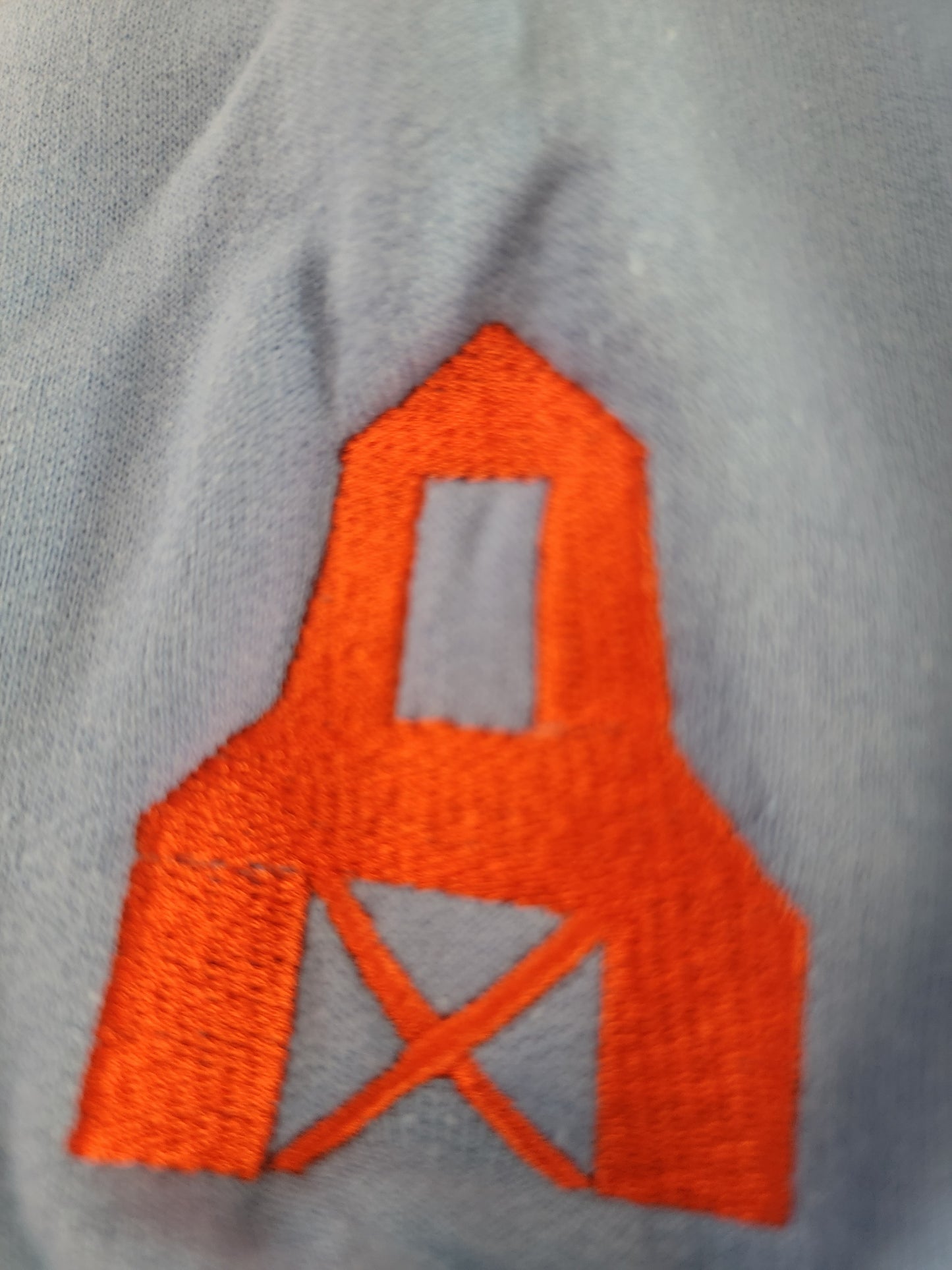 Brice Bonner XL Gildan Heavy Powder Blue hoodie