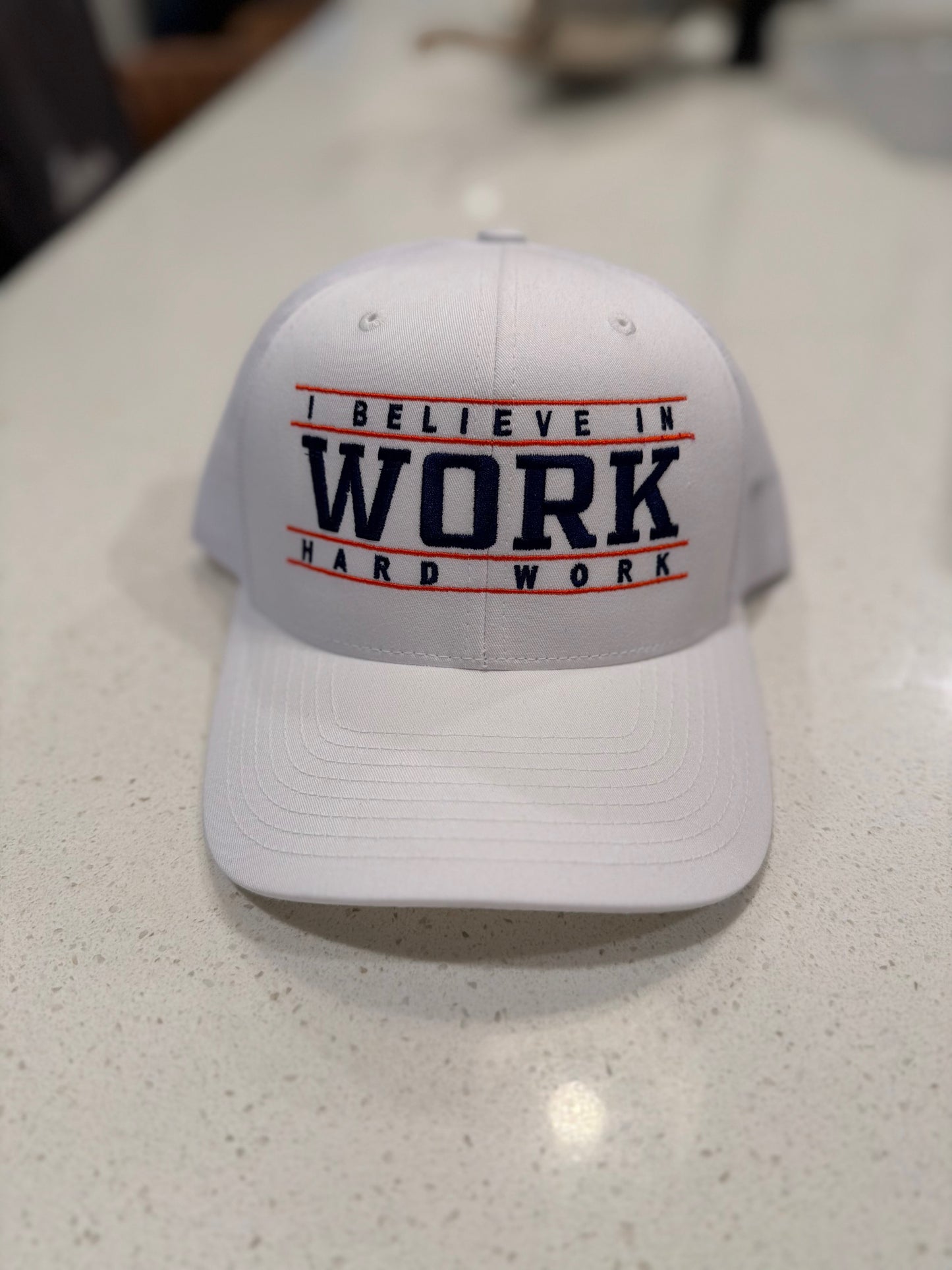 Work Hard Work Trucker Cap