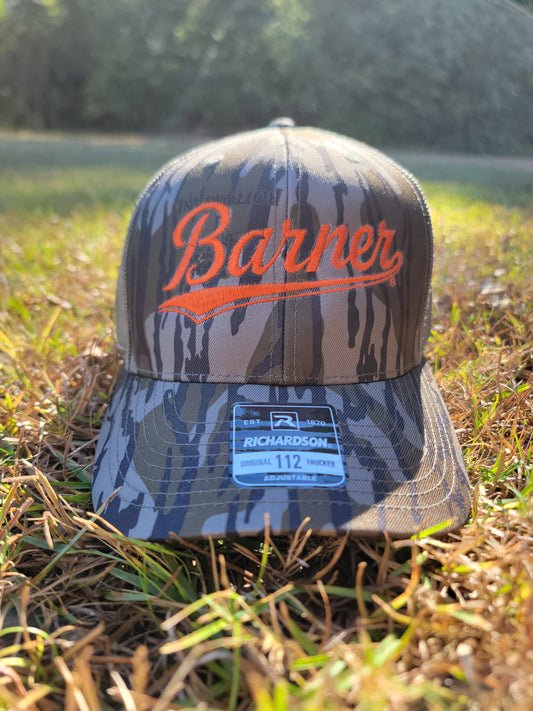 Richardson 112P Bottomlands Camo Barner script