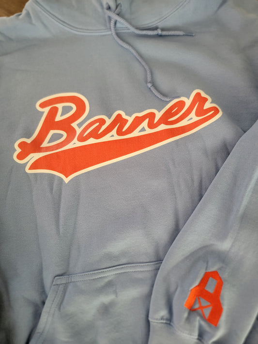 Brice Bonner XL Gildan Heavy Powder Blue hoodie